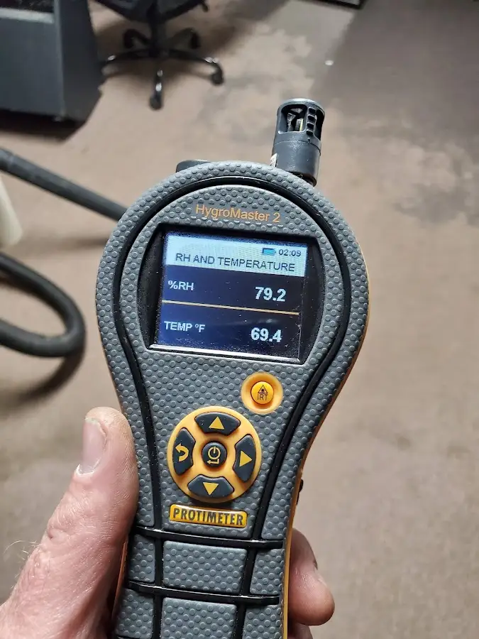 Moisture meter humidity assessment for Fire & Smoke Damage Restoration in Bernards